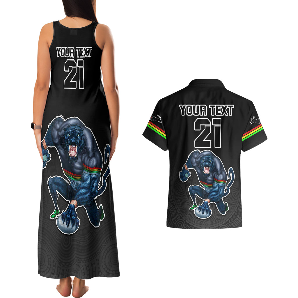 custom-panthers-premier-2023-couples-matching-tank-maxi-dress-and-hawaiian-shirt-mascot-with-nrl-trophy-black-version