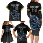 custom-panthers-premier-2023-family-matching-long-sleeve-bodycon-dress-and-hawaiian-shirt-mascot-with-nrl-trophy-black-version