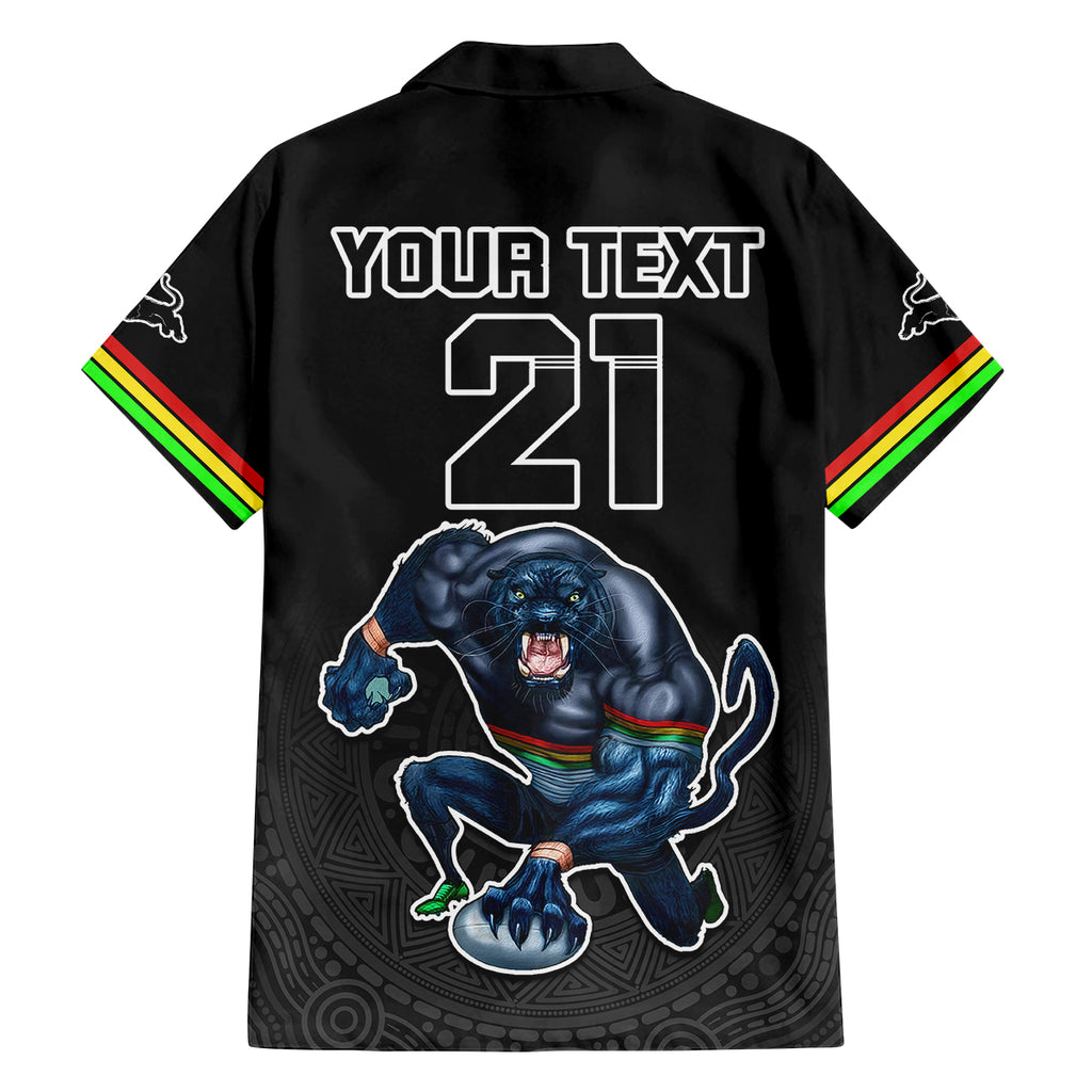 custom-panthers-premier-2023-family-matching-long-sleeve-bodycon-dress-and-hawaiian-shirt-mascot-with-nrl-trophy-black-version