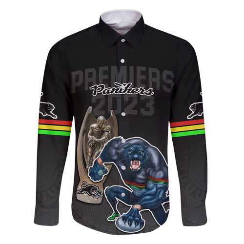 custom-panthers-premier-2023-family-matching-mermaid-dress-and-hawaiian-shirt-mascot-with-nrl-trophy-black-version