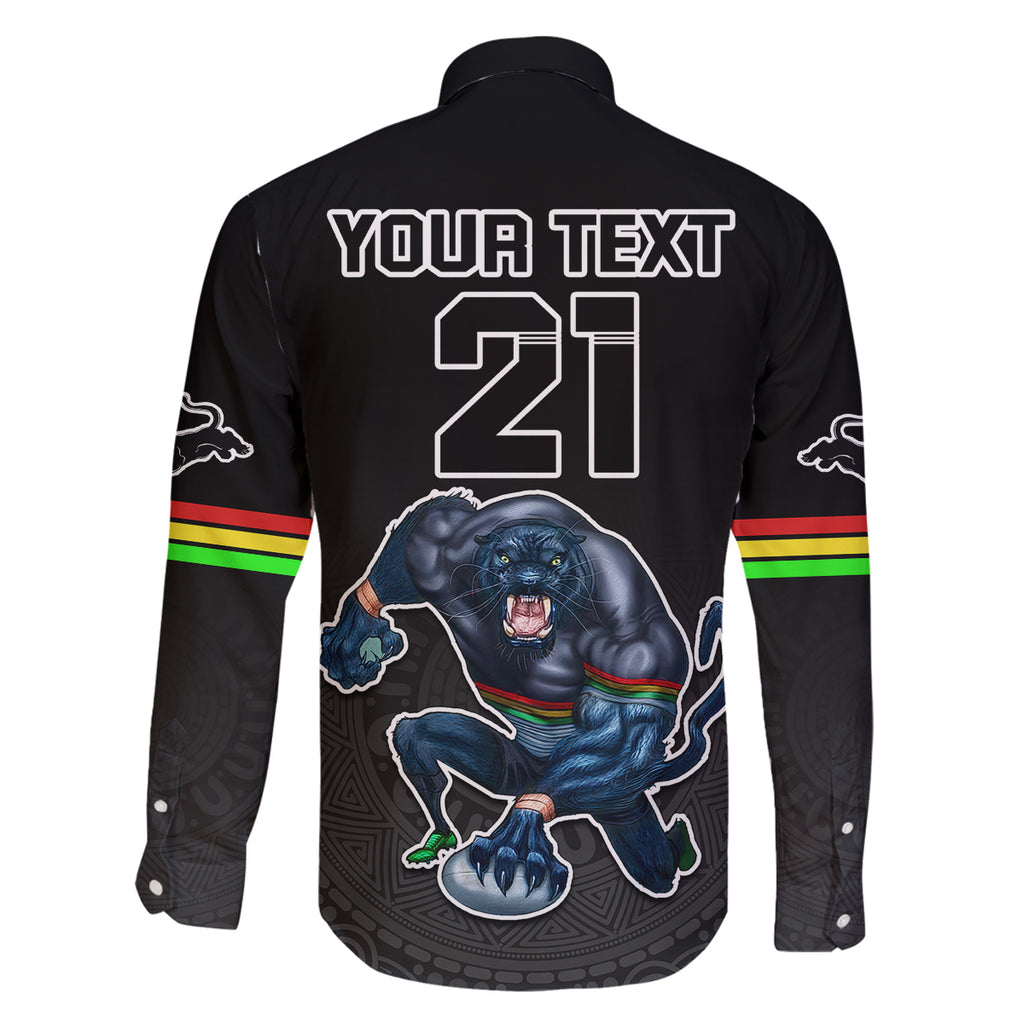custom-panthers-premier-2023-family-matching-mermaid-dress-and-hawaiian-shirt-mascot-with-nrl-trophy-black-version