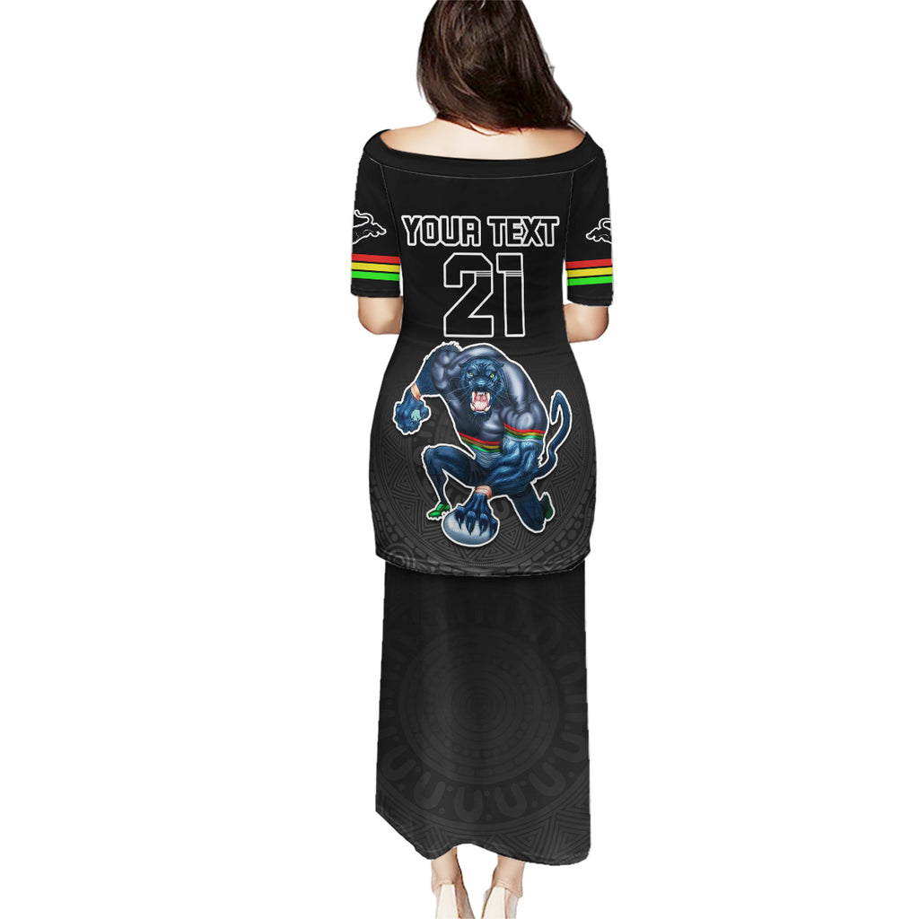 custom-panthers-premier-2023-family-matching-puletasi-dress-and-hawaiian-shirt-mascot-with-nrl-trophy-black-version