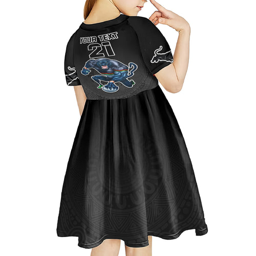 custom-panthers-premier-2023-kid-short-sleeve-dress-mascot-with-nrl-trophy-black-version