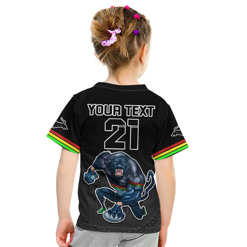 custom-panthers-premier-2023-kid-t-shirt-mascot-with-nrl-trophy-black-version