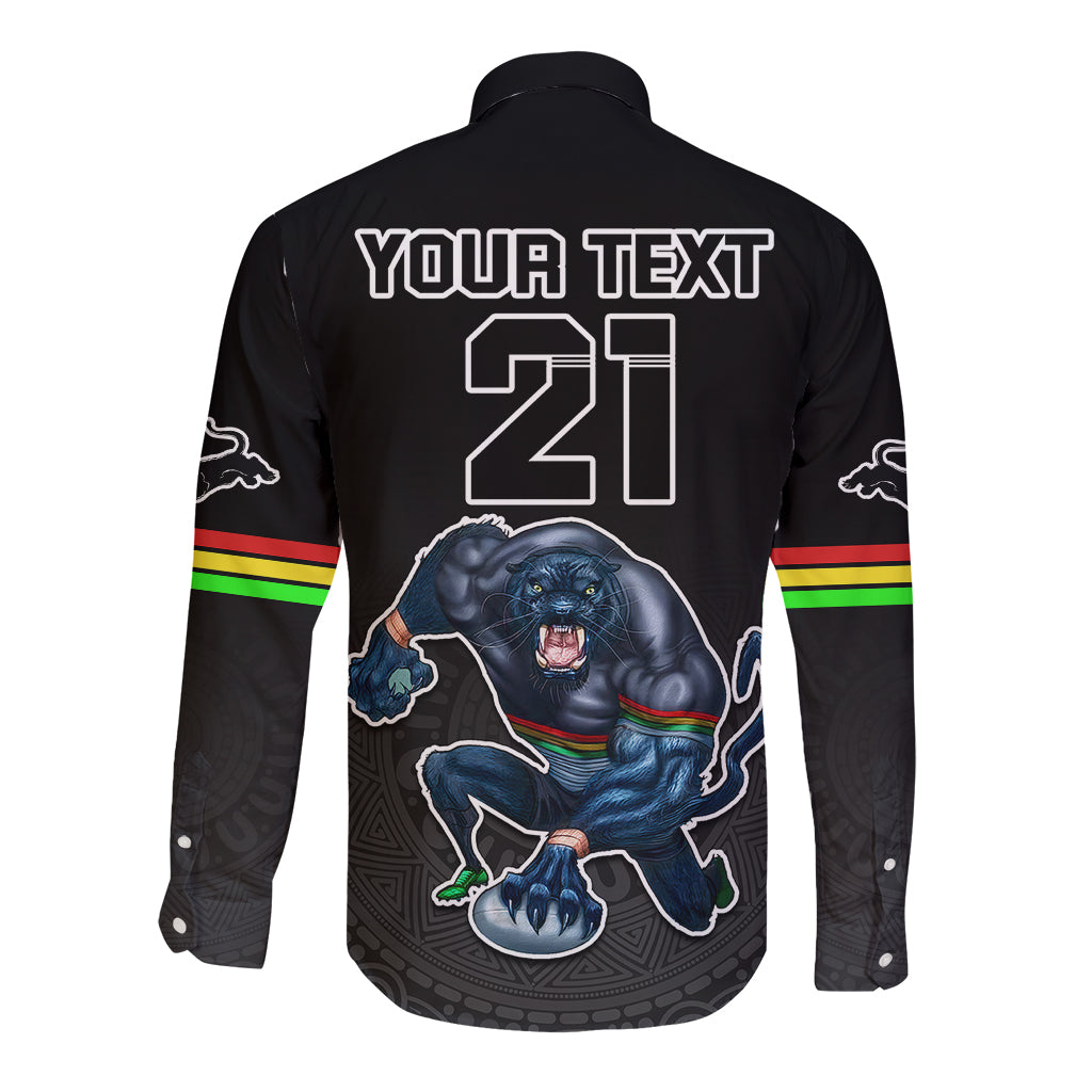 custom-panthers-premier-2023-long-sleeve-button-shirt-mascot-with-nrl-trophy-black-version
