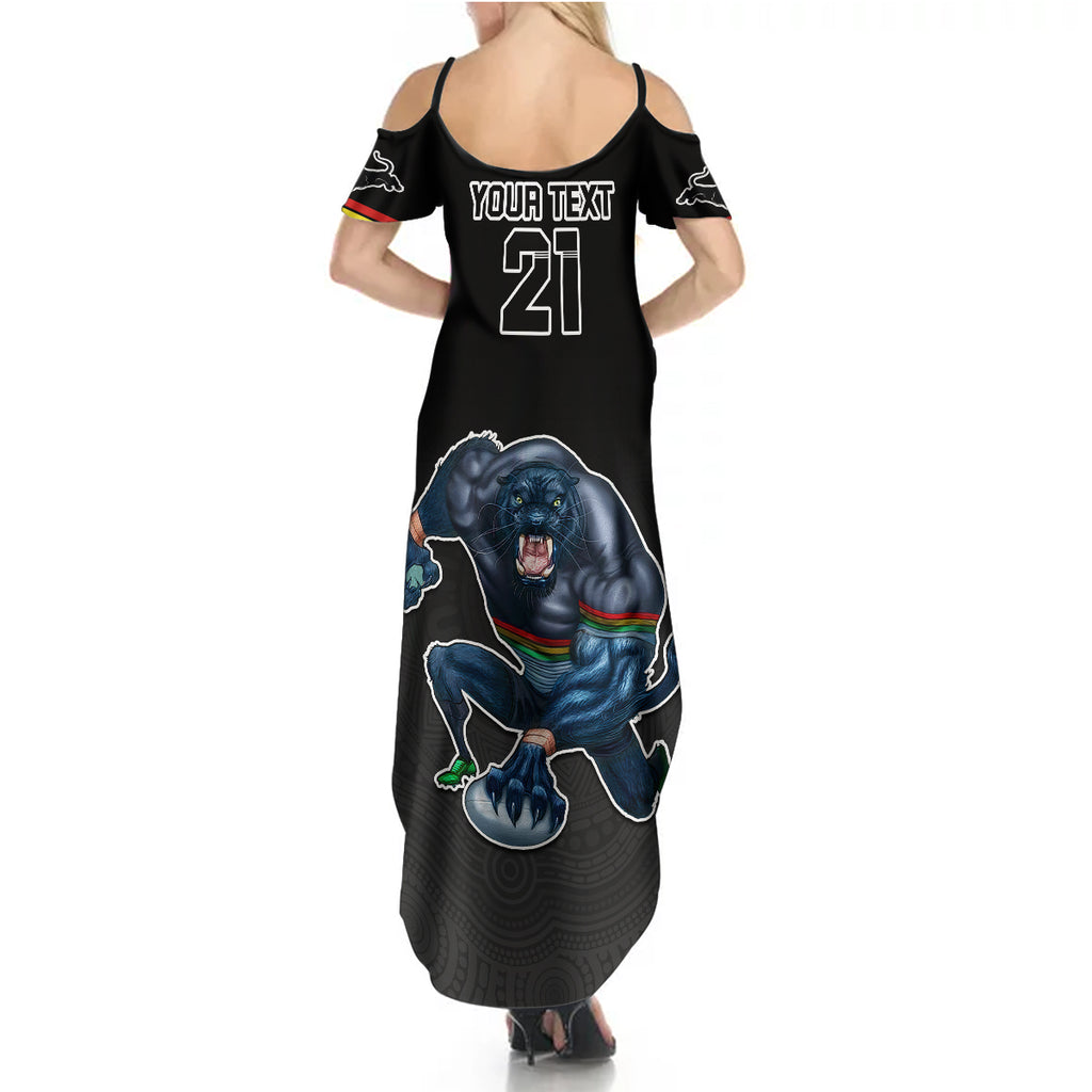 custom-panthers-premier-2023-summer-maxi-dress-mascot-with-nrl-trophy-black-version