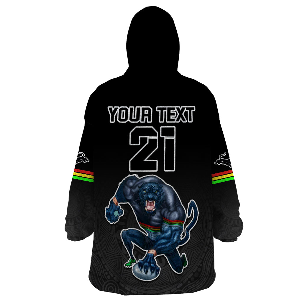 custom-panthers-premier-2023-wearable-blanket-hoodie-mascot-with-nrl-trophy-black-version