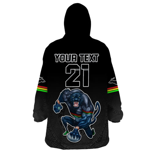custom-panthers-premier-2023-wearable-blanket-hoodie-mascot-with-nrl-trophy-black-version