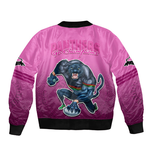 panthers-premier-2024-bomber-jacket-mascot-with-nrl-trophy-pink-version