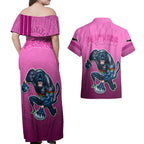 panthers-premier-2024-couples-matching-off-shoulder-maxi-dress-and-hawaiian-shirt-mascot-with-nrl-trophy-pink-version