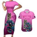panthers-premier-2024-couples-matching-short-sleeve-bodycon-dress-and-hawaiian-shirt-mascot-with-nrl-trophy-pink-version