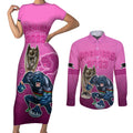panthers-premier-2024-couples-matching-short-sleeve-bodycon-dress-and-long-sleeve-button-shirts-mascot-with-nrl-trophy-pink-version