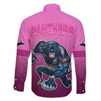 panthers-premier-2024-family-matching-long-sleeve-bodycon-dress-and-hawaiian-shirt-mascot-with-nrl-trophy-pink-version
