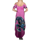 panthers-premier-2024-family-matching-summer-maxi-dress-and-hawaiian-shirt-mascot-with-nrl-trophy-pink-version