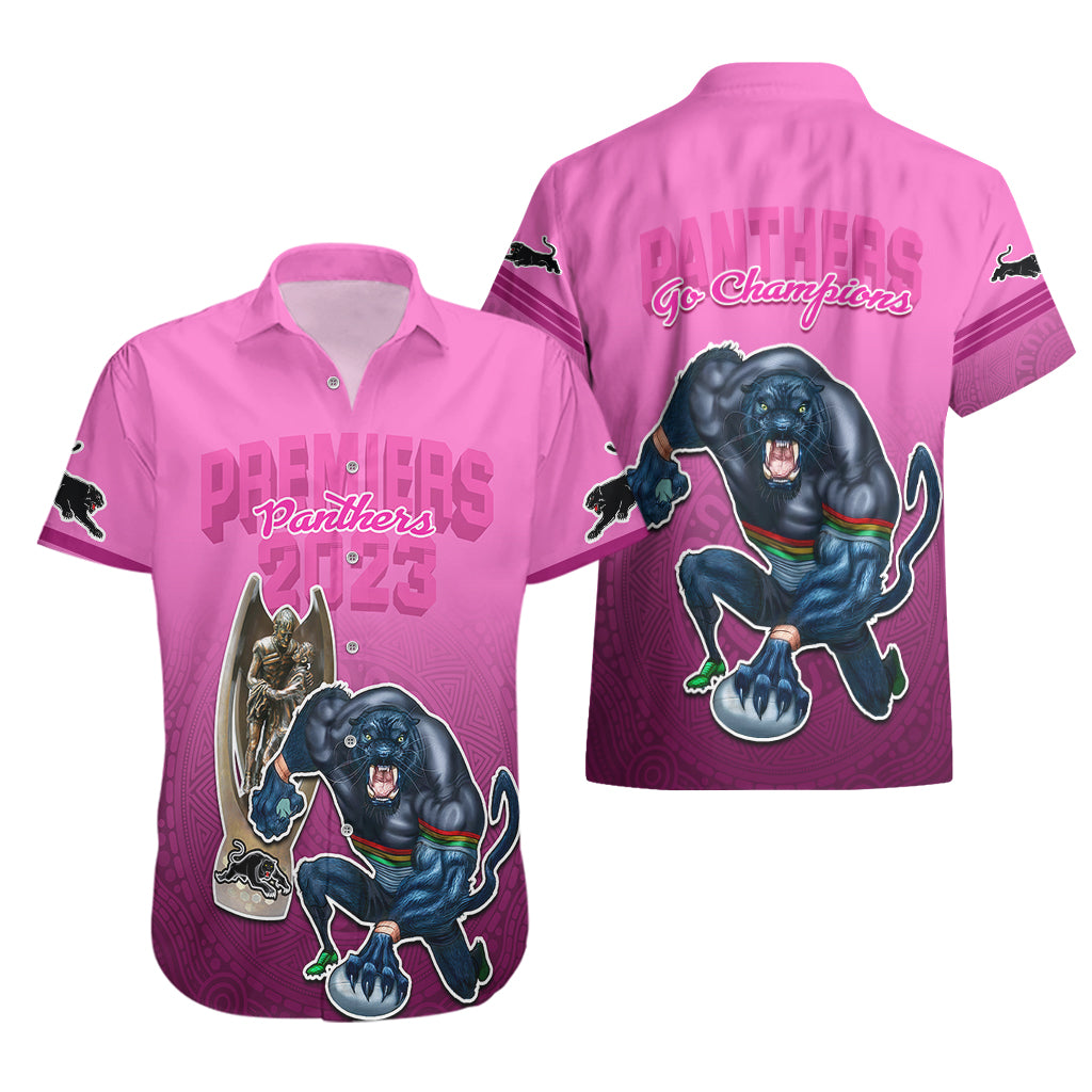 panthers-premier-2024-hawaiian-shirt-mascot-with-nrl-trophy-pink-version