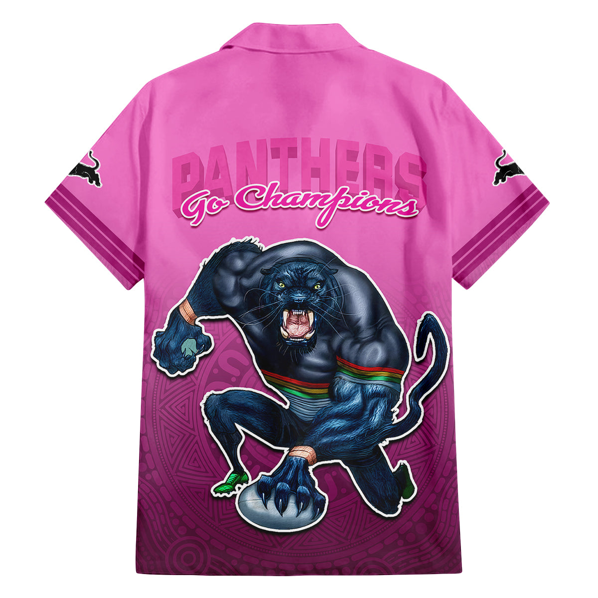 panthers-premier-2024-kid-hawaiian-shirt-mascot-with-nrl-trophy-pink-version
