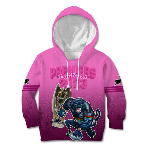 panthers-premier-2024-kid-hoodie-mascot-with-nrl-trophy-pink-version