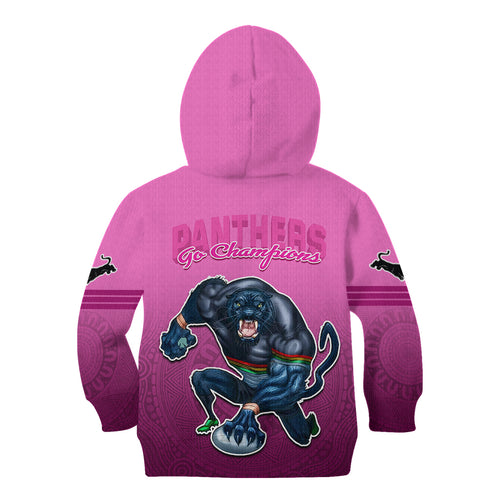 panthers-premier-2024-kid-hoodie-mascot-with-nrl-trophy-pink-version