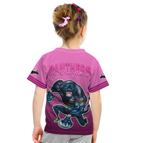 panthers-premier-2024-kid-t-shirt-mascot-with-nrl-trophy-pink-version