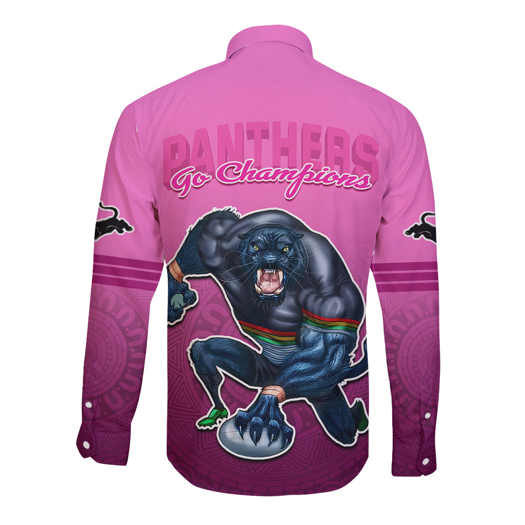 panthers-premier-2024-long-sleeve-button-shirt-mascot-with-nrl-trophy-pink-version