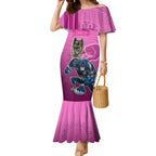 panthers-premier-2024-mermaid-dress-mascot-with-nrl-trophy-pink-version