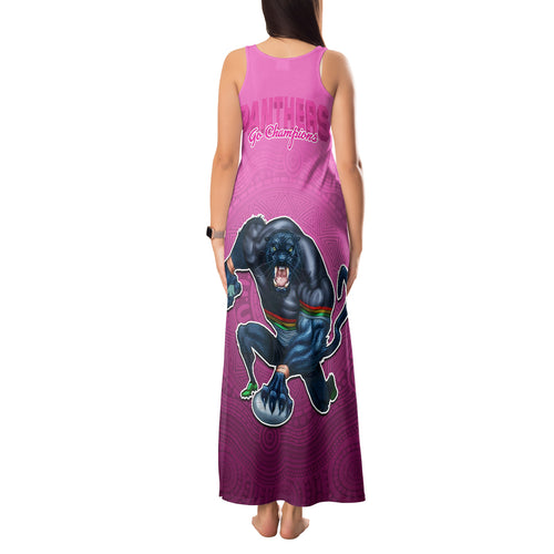 panthers-premier-2024-tank-maxi-dress-mascot-with-nrl-trophy-pink-version