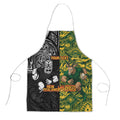 Custom New Zealand vs South Africa Apron Rugby Rivalry Two Nations One Battle