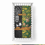 Custom New Zealand vs South Africa Baby Bed Cover Rugby Rivalry Two Nations One Battle