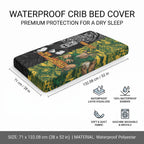 Custom New Zealand vs South Africa Baby Bed Cover Rugby Rivalry Two Nations One Battle