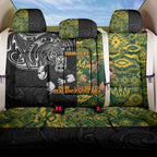 Custom New Zealand vs South Africa Back Car Seat Cover Rugby Rivalry Two Nations One Battle
