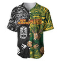 Custom New Zealand vs South Africa Baseball Jersey Rugby Rivalry Two Nations One Battle