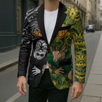 Custom New Zealand vs South Africa Blazer Rugby Rivalry Two Nations One Battle