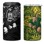 New Zealand vs South Africa 4 in 1 Can Cooler Tumbler Rugby Rivalry Two Nations One Battle