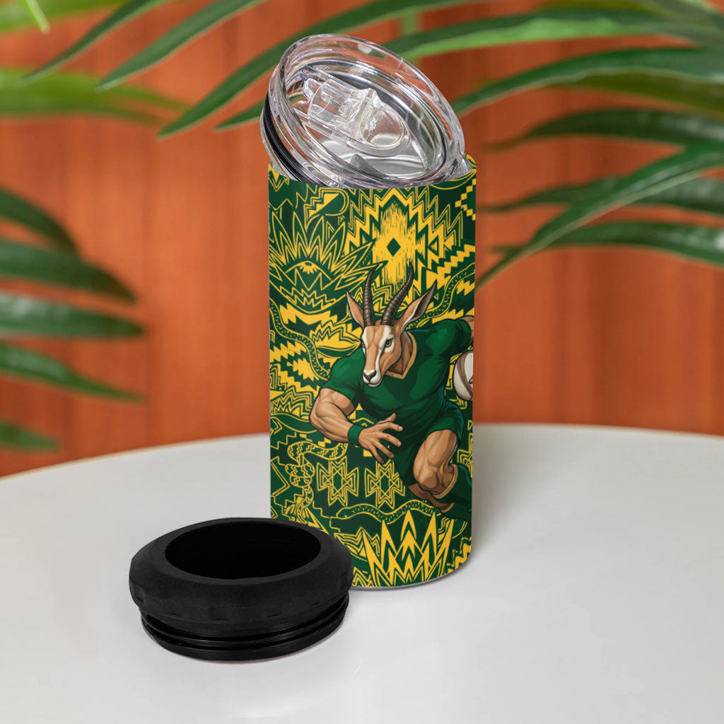 New Zealand vs South Africa 4 in 1 Can Cooler Tumbler Rugby Rivalry Two Nations One Battle