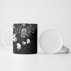 New Zealand vs South Africa Ceramic Mug Rugby Rivalry Two Nations One Battle