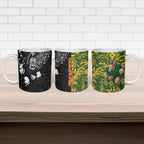 New Zealand vs South Africa Ceramic Mug Rugby Rivalry Two Nations One Battle