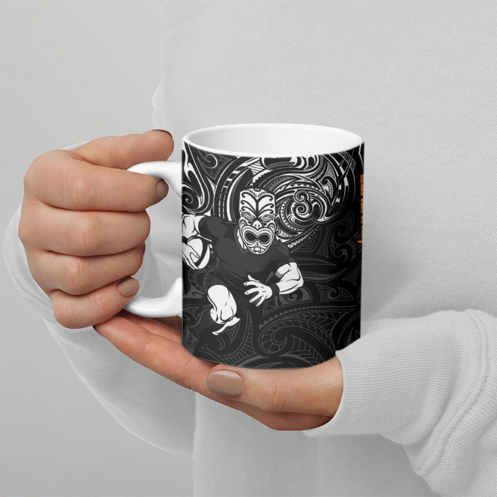 New Zealand vs South Africa Ceramic Mug Rugby Rivalry Two Nations One Battle