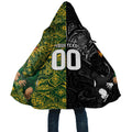 Custom New Zealand vs South Africa Cloak Rugby Rivalry Two Nations One Battle