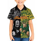 Custom New Zealand vs South Africa Hawaiian Shirt Rugby Rivalry Two Nations One Battle