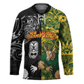 Custom New Zealand vs South Africa Hockey Jersey Rugby Rivalry Two Nations One Battle
