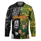 Custom New Zealand vs South Africa Hockey Jersey Rugby Rivalry Two Nations One Battle