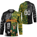 Custom New Zealand vs South Africa Hockey Jersey Rugby Rivalry Two Nations One Battle