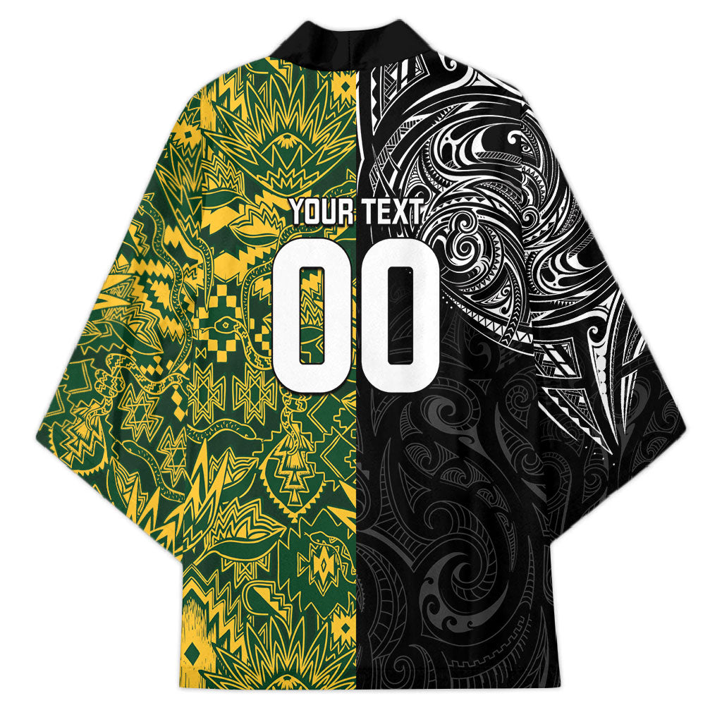 Custom New Zealand vs South Africa Kimono Rugby Rivalry Two Nations One Battle