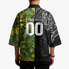 Custom New Zealand vs South Africa Kimono Rugby Rivalry Two Nations One Battle
