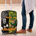 Custom New Zealand vs South Africa Luggage Cover Rugby Rivalry Two Nations One Battle