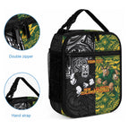 Custom New Zealand vs South Africa Lunch Bag Rugby Rivalry Two Nations One Battle