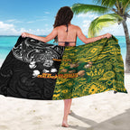 Custom New Zealand vs South Africa Sarong Rugby Rivalry Two Nations One Battle