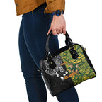 Custom New Zealand vs South Africa Shoulder Handbag Rugby Rivalry Two Nations One Battle