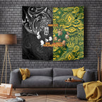 Custom New Zealand vs South Africa Tapestry Rugby Rivalry Two Nations One Battle
