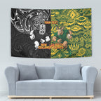 Custom New Zealand vs South Africa Tapestry Rugby Rivalry Two Nations One Battle